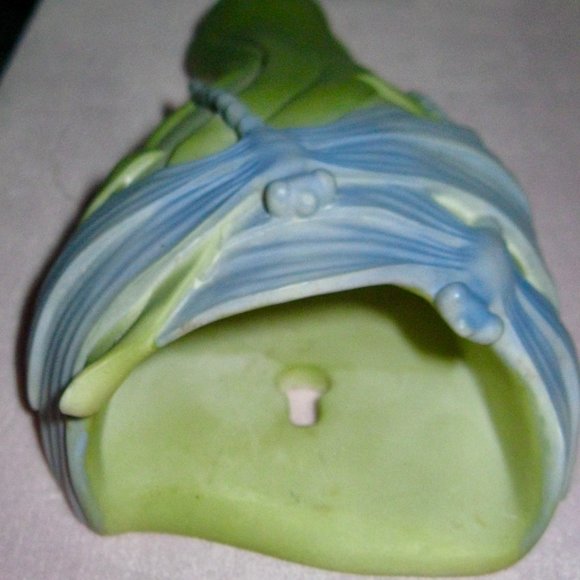 "IBIS & ORCHID DRAGONFLIES WALL POCKET #104" NEW, NEVER USED OR DISPLAYED! - Picture 3 of 13